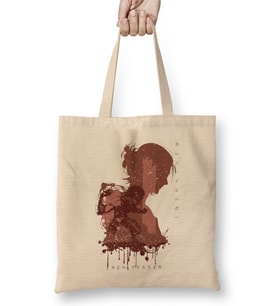 Attack On Titan Attack Titan Minimalist Bez Çanta Uzun Saplı