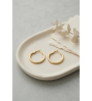 316L Çelik Gold Renk 22 mm Halka Küpe