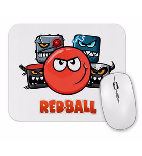 Red Ball  4 Mouse Pad