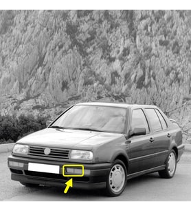 VW Vento 1991-1998 Ön Tampon Sol Reflektör Çiftli 1H0941777