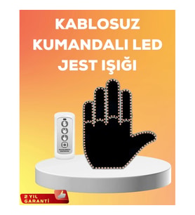 Mey İthalat® Kompakt Tasarımlı LED Jest Işığı – Selam ve Teşekkür Modları