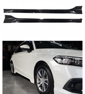 Honda Civic FE 2022 Yeni Model Yan Marşpiyel 🚘  Dayanıklı Plastik, Sportif Tasarım, Kolay Montaj (Standart)