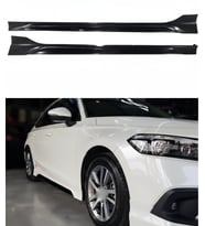Honda Civic FE 2022 Yeni Model Yan Marşpiyel 🚘  Dayanıklı Plastik, Sportif Tasarım, Kolay Montaj (Standart)