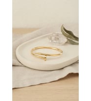 316L Çelik Gold Renk Çivi Model Bileklik