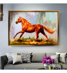 Altın Çerçeveli dekoratif tablo l561 (Gold)
