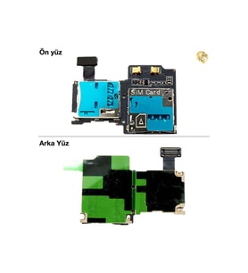 Samsung Galaxy S4 Sim Konnektörü Tekli Anakart sim okuyucu soketi sim kart yuvası lehim parçası sim kart okuyucu konnektörü