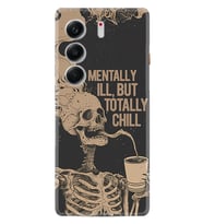 Camon 40 4G Kılıf Boutique Baskılı Resimli Mentally Pcode -006