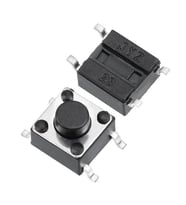 6x6x5mm 4 Pinli SMD Push Buton - 1000 Adet