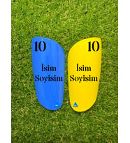 Armadura Kişiye Özel Tekmelik - Renkli-Mavi Sarı - 1 Takım (013)