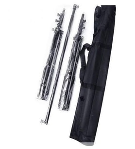 Ayex Teleskopik Bar'lı Taşınabilir Fon Askı Sistemi 280cm x 300cm (Siyah)