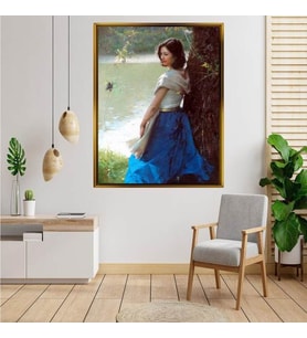 Altın  Çerçeveli tablo n416