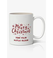 Kişiye Özel Yılbaşı Yeni Yılın Kutlu Olsun Temalı Beyaz Kupa Bardak Sevgiliye Arkadaşa Hediye v25