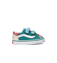 Vans Old Skool V Mushroom Bebek Günlük Ayakkabı VN000D1CGRN1 Yeşil