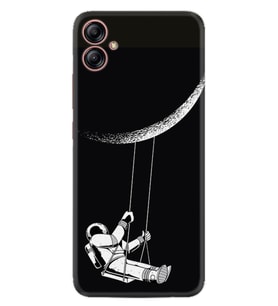 Samsung Galaxy A04E Kılıf Resimli Desenli Silikon Platinium Series Astronot 519