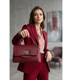 Jacquline CLIM563C Kadın Omuz Çantası Kırmızı