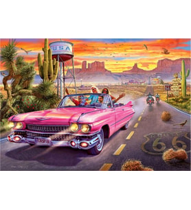 Anatolian 500 Parça Route 66 Puzzle - Steve Crisp