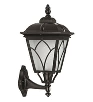 AVONNI BAP-68043-BSY-M2-OP Siyah Boyalı Dış Mekan Aydınlatma E27 Aluminyum Cam 26x23cm