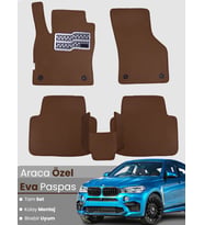 BMW X6 E71 (2008-2014) Uyumlu EVA Paspas Tam Set–Araca Özel,Su Geçirmez,Hızlı ve Kolay Montaj