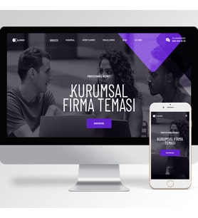 Hazır Kurumsal Web Sitesi Yazılımı V75