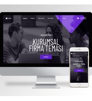 Hazır Kurumsal Web Sitesi Yazılımı V75