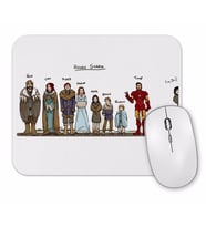 Game Of Thrones House Stark And Tony Stark Mouse Pad