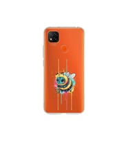 Redmi 10A ile uyumlu Splash arı tasarımlı şeffaf silikon kılıf