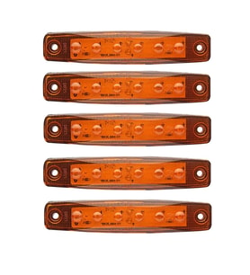 Sarı Parmak Led Dorse Lamba 6 Ledli 12-24V 5'li