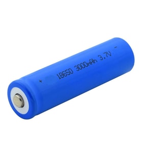 AVEC 18650 3.7 V 3000ma Li-ion Şarj Edilebilir Pil (Mavi)