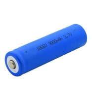 AVEC 18650 3.7 V 3000ma Li-ion Şarj Edilebilir Pil (Mavi)
