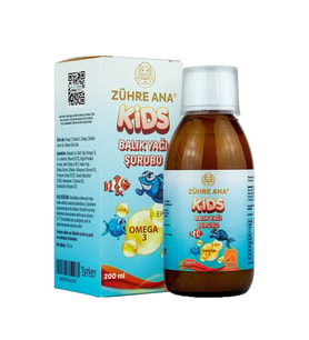 Zühre Ana Kids Çocuklar Için - Omega 3 Balık Yağı Şurubu