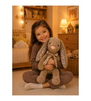 Yumuşacık Sevimli Dev Boy Tavşan Peluş Oyuncak 45 Cm