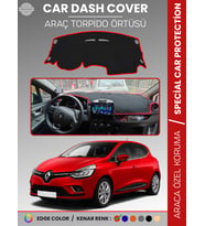 RENAULT CLİO 4 (2012-2020) Torpido Örtüsü Ön Göğüs Koruma Torpido Koruma Birebir Uyum Kaymaz