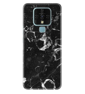 Tecno Camon 16 18P Pova Pova 3 Pova Neo Kılıf Desemli Silikon Black Hole Marble 1387
