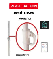 Plaj Balkon Şemsiyesi Mandalı Şemsiye Borusu Sıkıştırma Mandalı