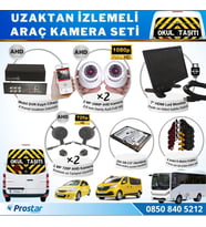 Full Ahd Araç Kamera Seti 4 Kameralı 320 Gb Harddisk Dahil Kayıtlı 7 Inç Hdmi Ekranlı