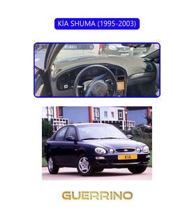 KİA SHUMA 1995-2003TORPİDO KORUMA HALISI MAVİ KENAR
