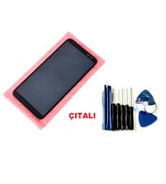 Tkgz - Mate 10 Lite Uyumlu Lcd Ekran Dokunmatik - FULL ÇITALI +TAMİR SETİ SİYAH