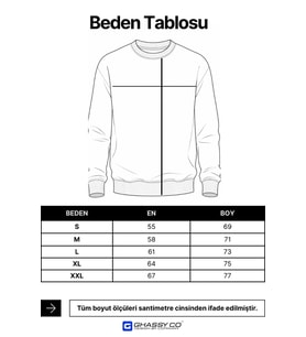 Ghassy Co. Erkek Bisiklet Yaka Spor Sweatshirt Basic Günlük Rahat Pamuklu Uzun Kollu Sweat