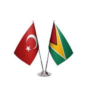 Guyana İkili Masa bayrağı