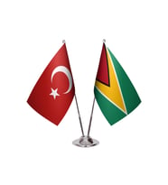 Guyana İkili Masa bayrağı