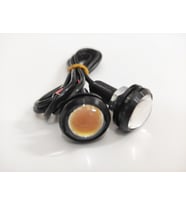 Replax Kartal Göz Turuncu 12V Ayna Altı Led Lamba 22 mm 2 li COB Led