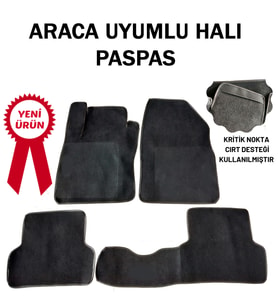 Clıo 4 Araca Uyumlu Halı Paspas
