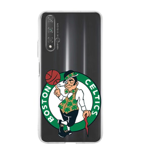 Huawei Honor 20 Uyumlu Kapak Boston Celtics Tasarımlı Şeffaf Silikon Kılıf