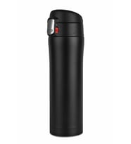 Siyah Çelik Termos Matara 500 ml
