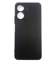 Xiaomi Redmi 13C Ruber Case Yumuşak Slikon Kılıf Syah