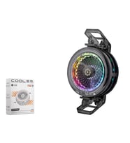 Klipsli Telefon Soğutucu Fan Rgb Isı Göstergeli Siyah TH29