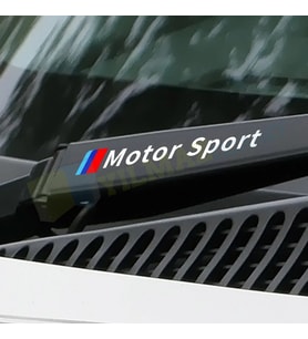 Bmw M Motor Sport Logo Silecek Kapı Kolu Oto Sticker Etiket 4 Adet 13 x 1,5 Cm