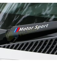 Bmw M Motor Sport Logo Silecek Kapı Kolu Oto Sticker Etiket 4 Adet 13 x 1,5 Cm