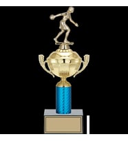 ODAK KUPA - Figürlü Kupalar - Bowling Kadın Figürlü Kupalar FG-052 C - 36 cm