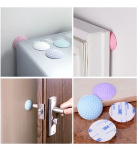 Çok Amaçlı Silikon Kapı Duvar Koruyucu Tampon - 4lü Paket